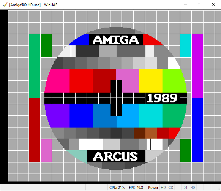 Arcus PAL test pattern