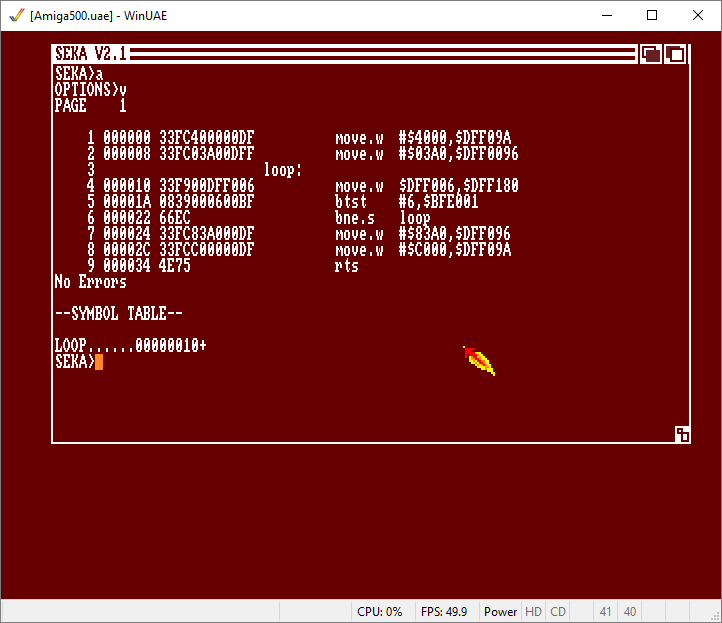 Translate machine code